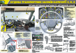Плакат "Органи керування вантажного автомобіля"
