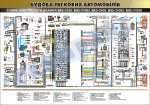 Плакат "Схема електрообладнання ВАЗ-2108,21083,2109,21093,21099"(код 45101В28)