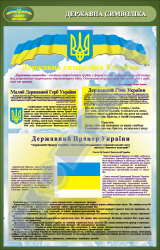 Плакат "Державна символіка" (код 4520109)