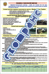 Плакат Дорожно-транспортные происшествия"