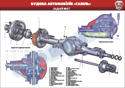 Плакат "Задний мост"