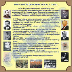  Боротьба за державність у 20 столітті
